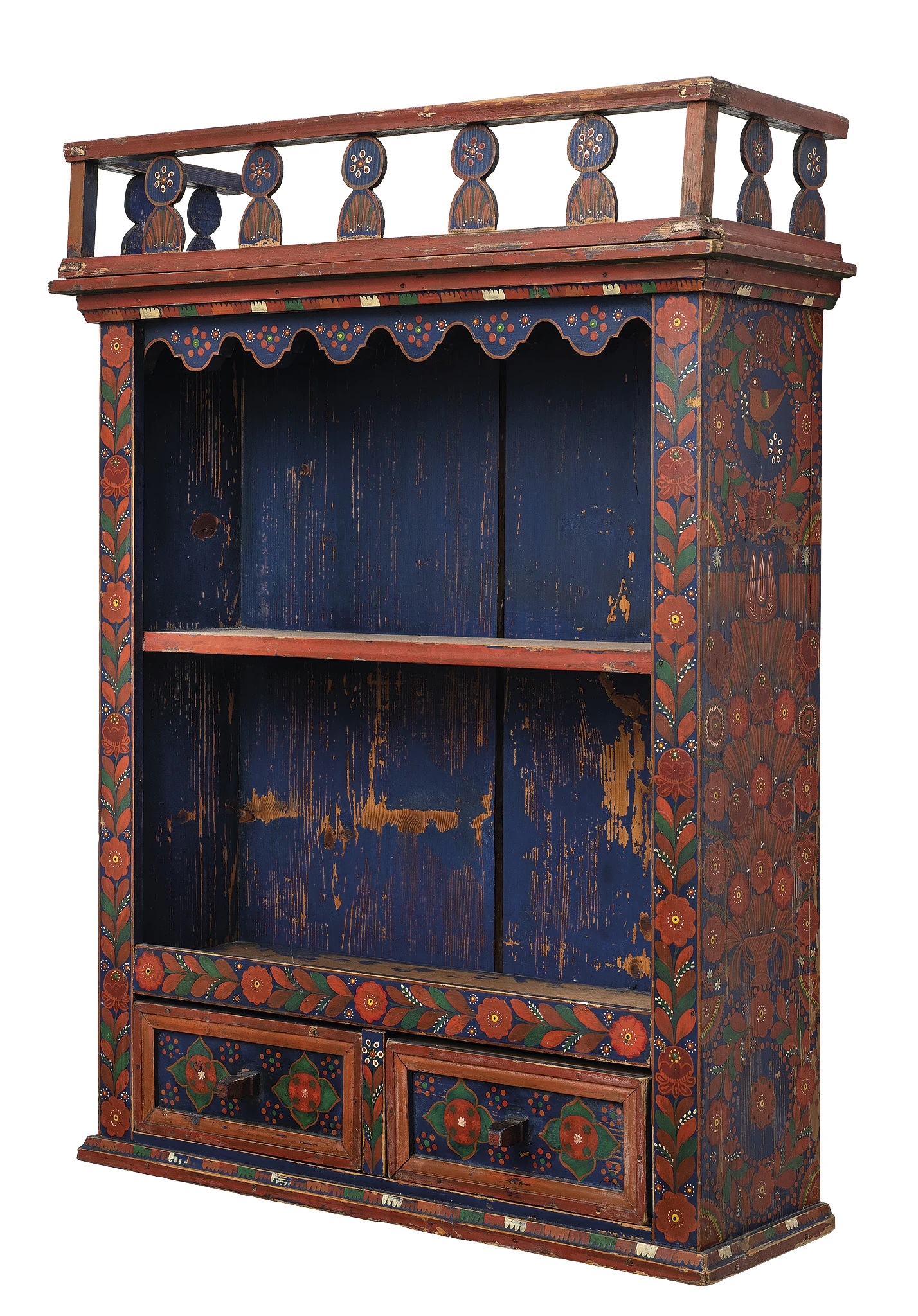 Hartai nyitott téka madaras motívuma - image description