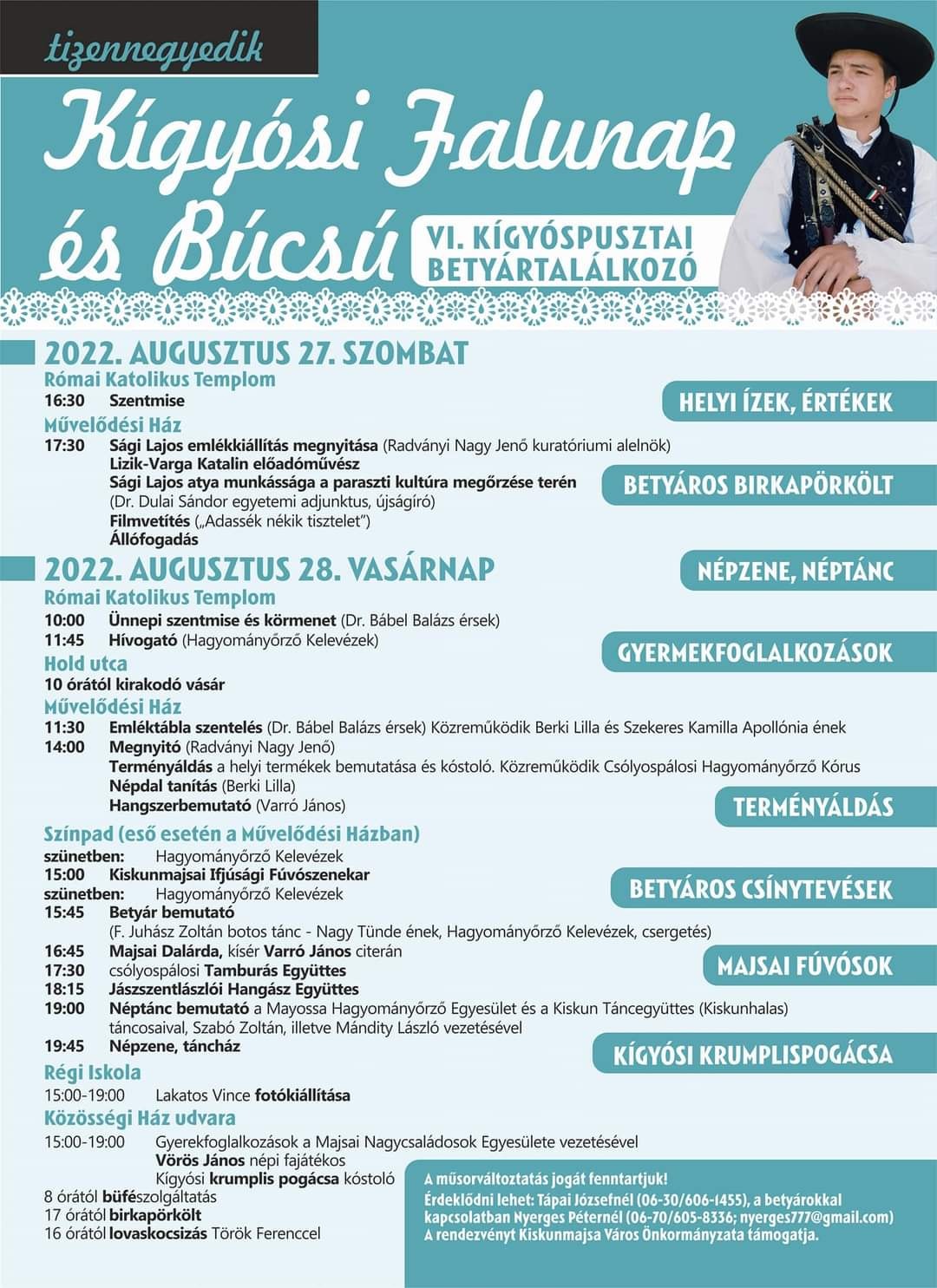 14. KÍGYÓSI FALUNAP ÉS BÚCSÚ - image description