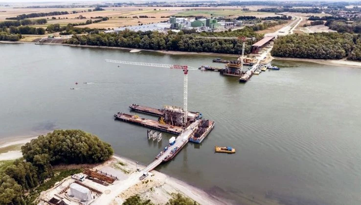 TERV SZERINT HALAD A KALOCSA - PAKS DUNA-HÍD ÉPÍTÉSE - image description