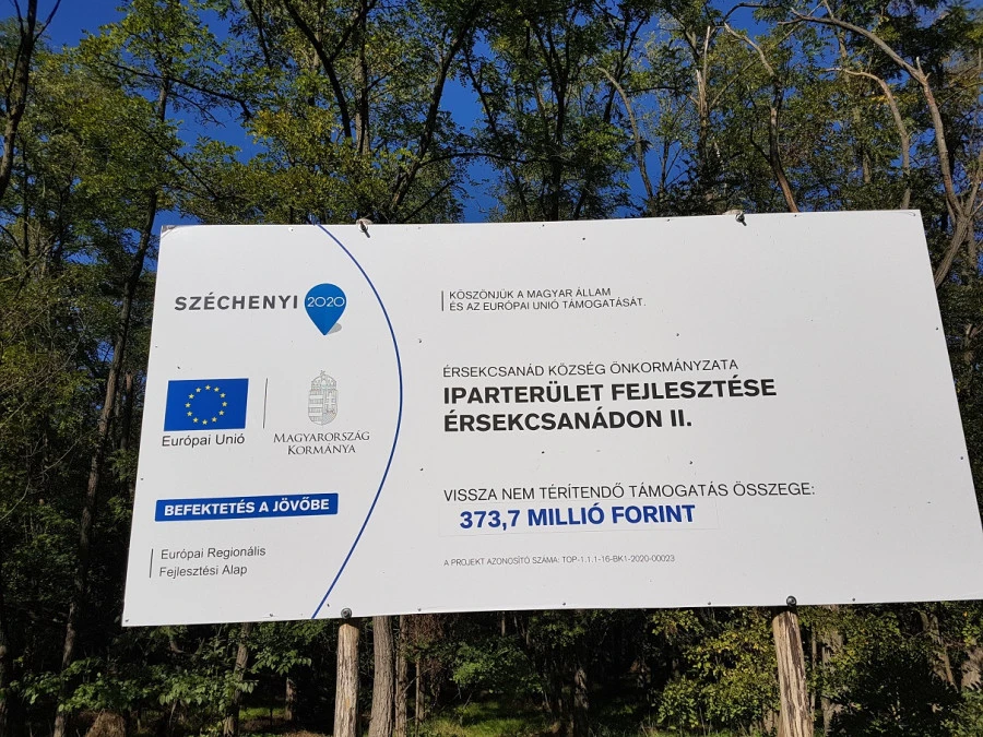 Iparterület fejlesztése Érsekcsanádon II. - image description
