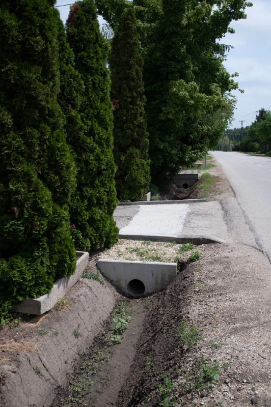 Csapadékvíz elvezető hálózat rekonstrukciója - image description