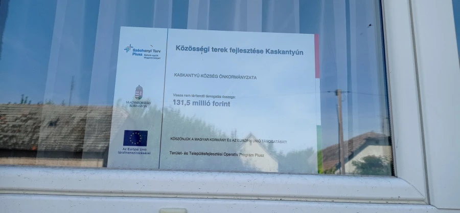 Közösségi terek fejlesztése Kaskantyún - image description
