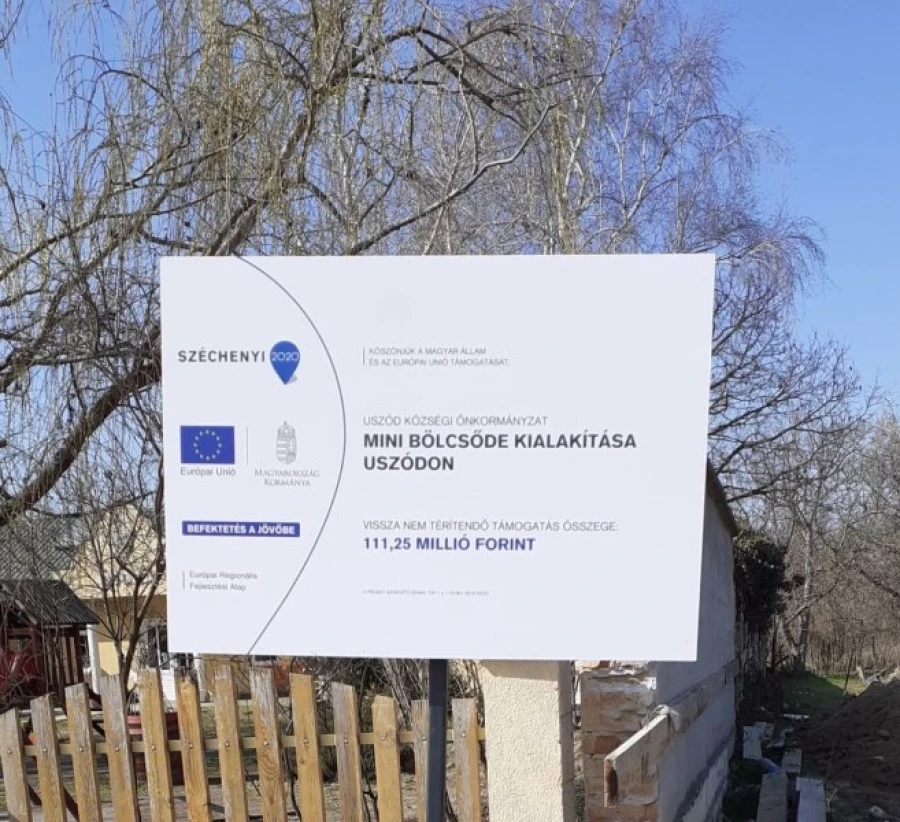 Minibölcsőde kialakítása Uszódon - image description