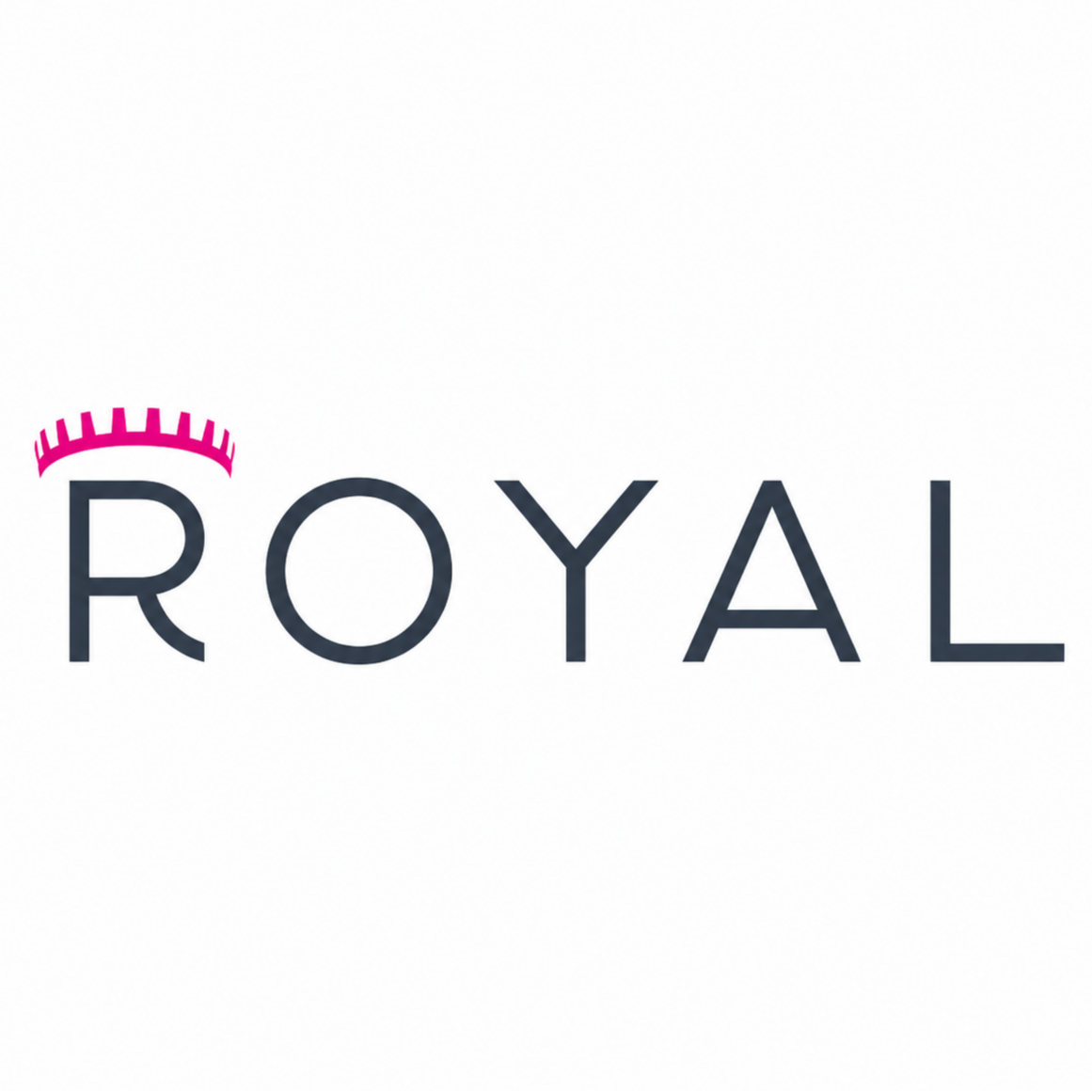 A képen ROYAL felirat, az R betű felett pink korona.