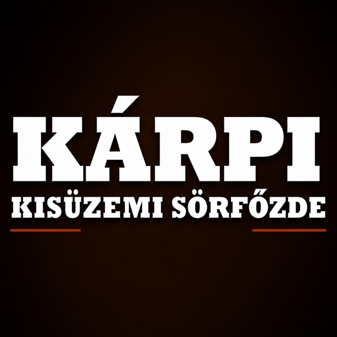 A képen Kárpi Kisüzemi Sörfőzde felirat olvasható.
