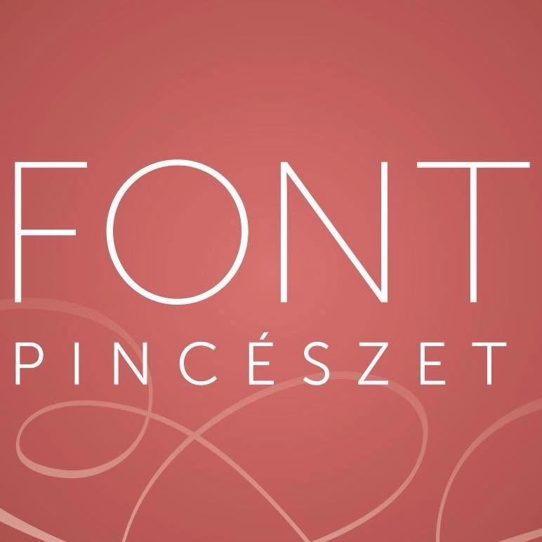 A képen rózsaszín háttérrel Font Pincészet felirat.