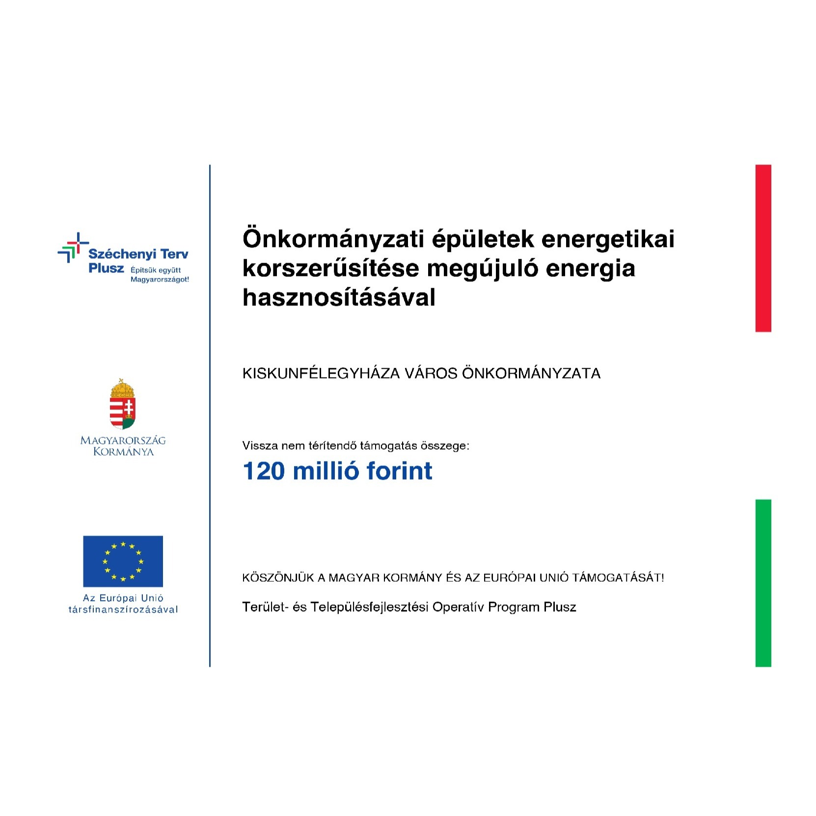 Önkormányzati épületek energetikai korszerűsítése megújuló energia hasznosításával - image description