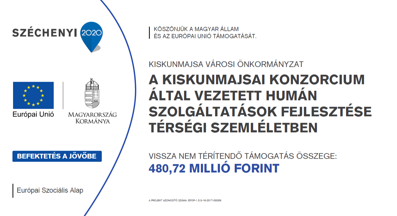 A kiskunmajsai konzorcium által vezetett humán szolgáltatások fejlesztése térségi szemléletben - image description