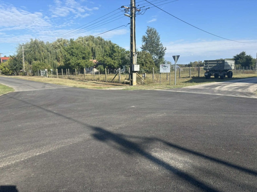 Belterületi útfejlesztés Csólyospálos községben - fotódokumentáció - image description