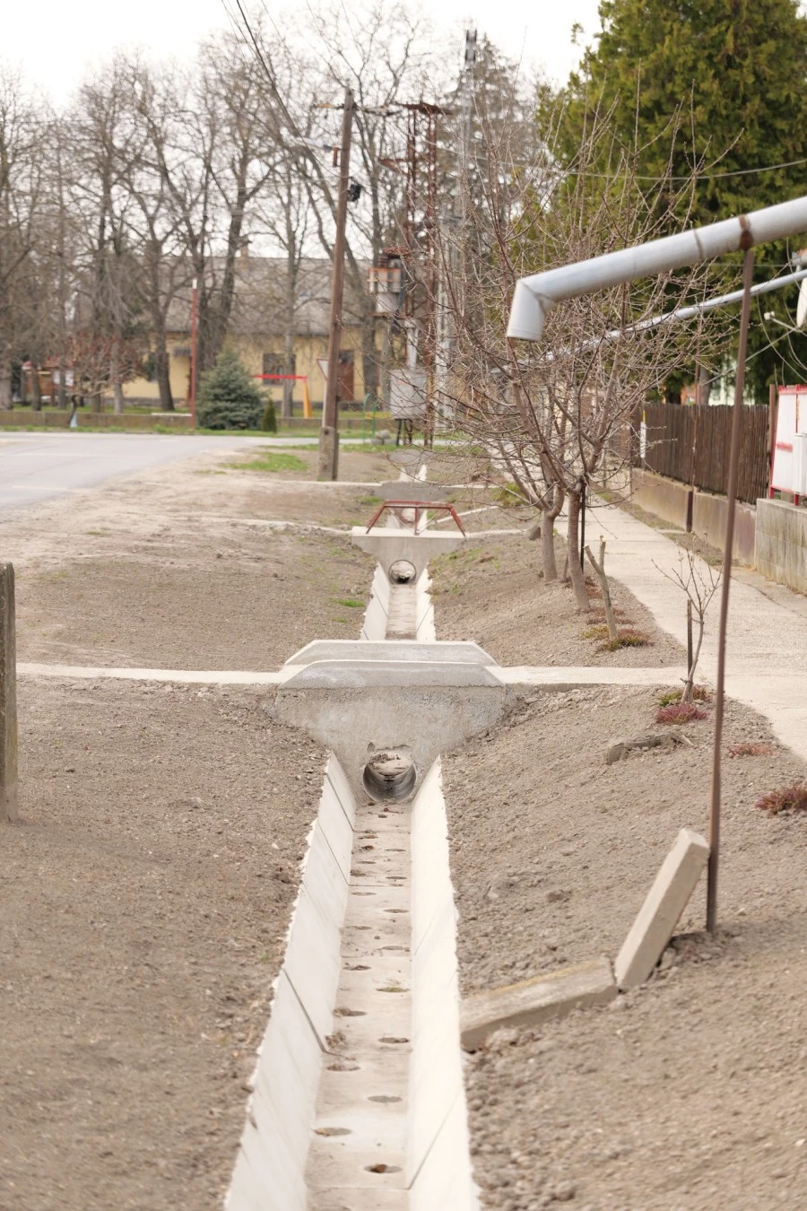 Csapadékvíz elvezető rendszer fejlesztése Dunatetétlen Község területén - image description