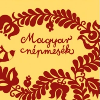 A képen Magyar népmesék felirat, és annak jellegzetes mintája látható.