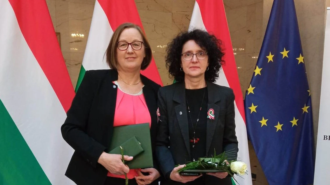 Állami kitüntetést kapott dr. Bankó Ágnes és Bozóné Nemes Gizella - image description