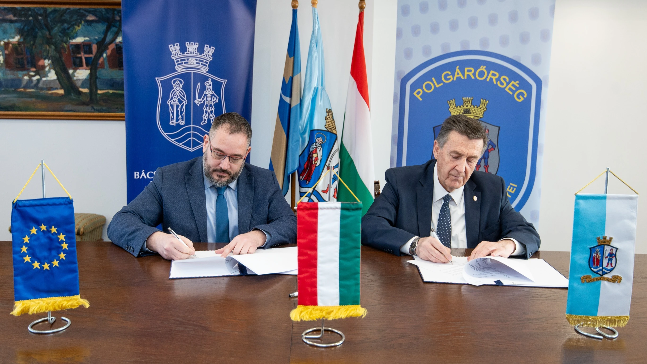 Bács-Kiskun, jó itt lenni – együttműködési megállapodást kötött a vármegye önkormányzata és a polgárőrség - image description