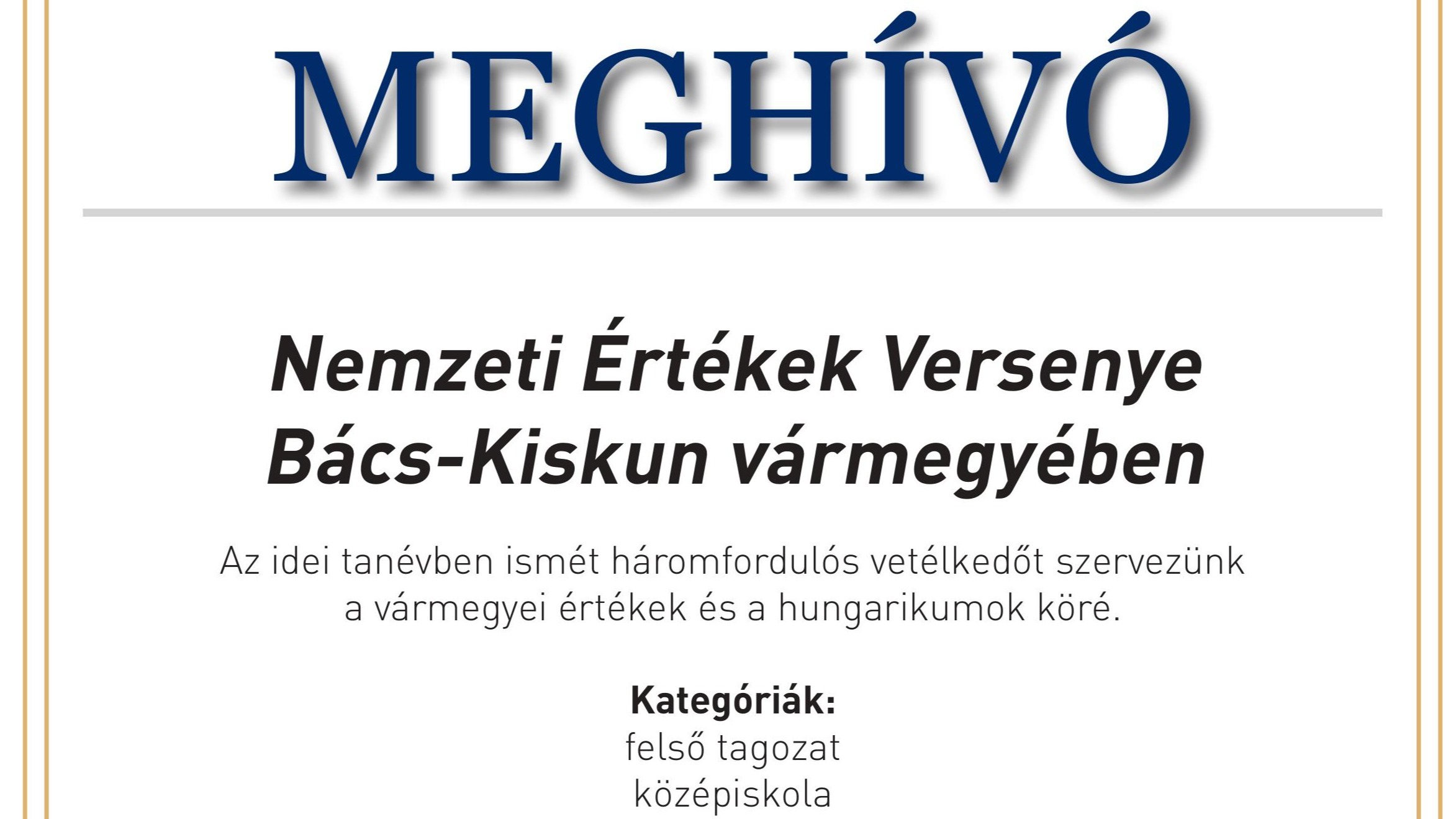 Nemzeti értékek versenye kép