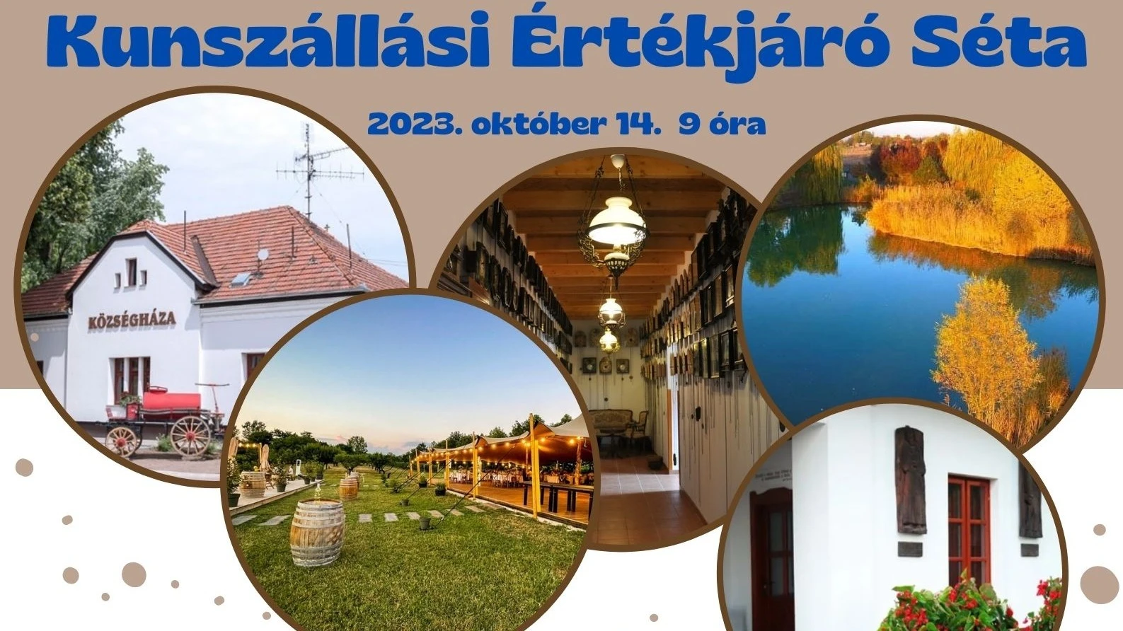 Sétáljon velünk! Kunszálláson folytatódik a Térségi Értékjáró Séta sorozat - image description