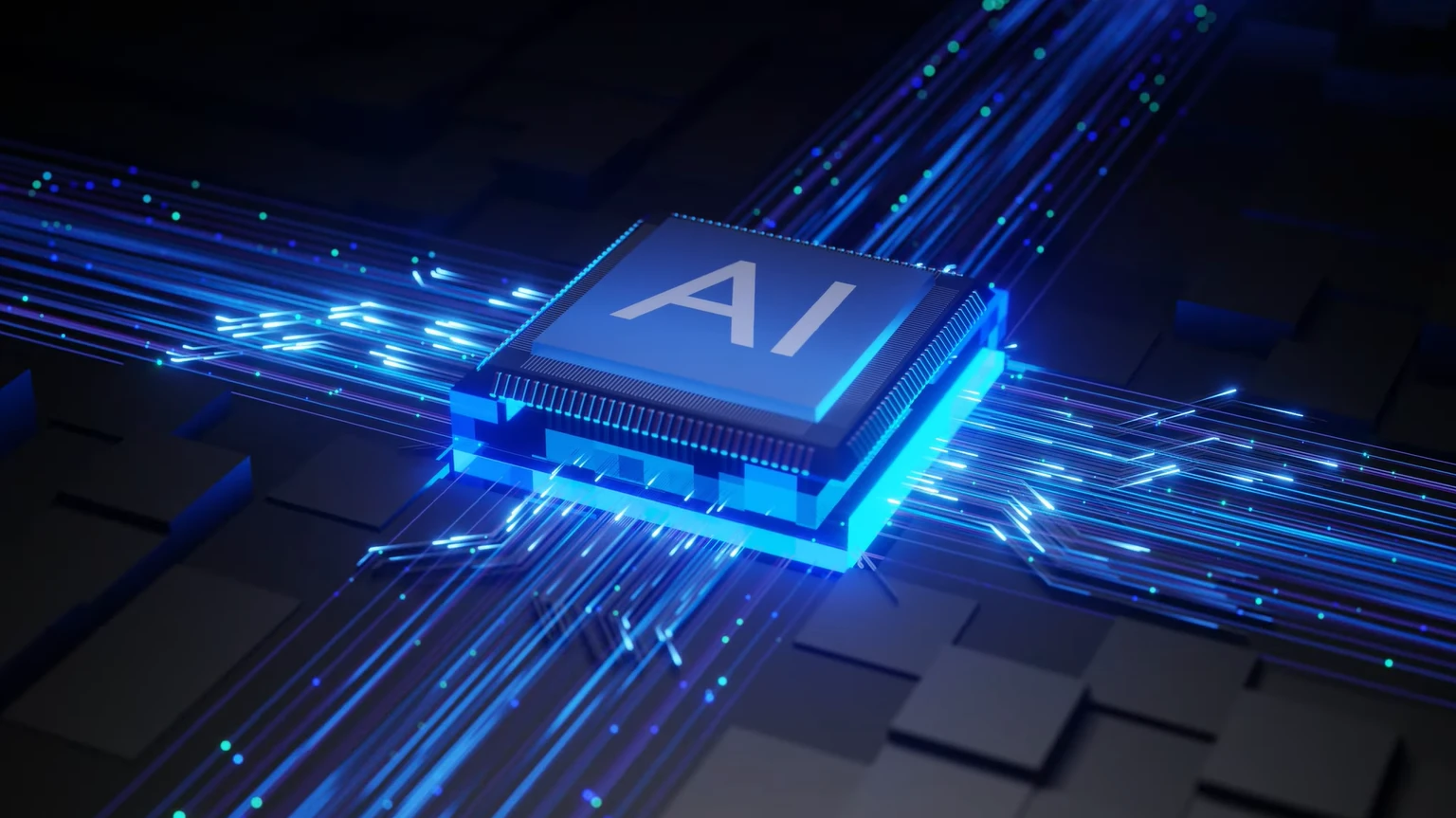 Ai processzor illusztráció