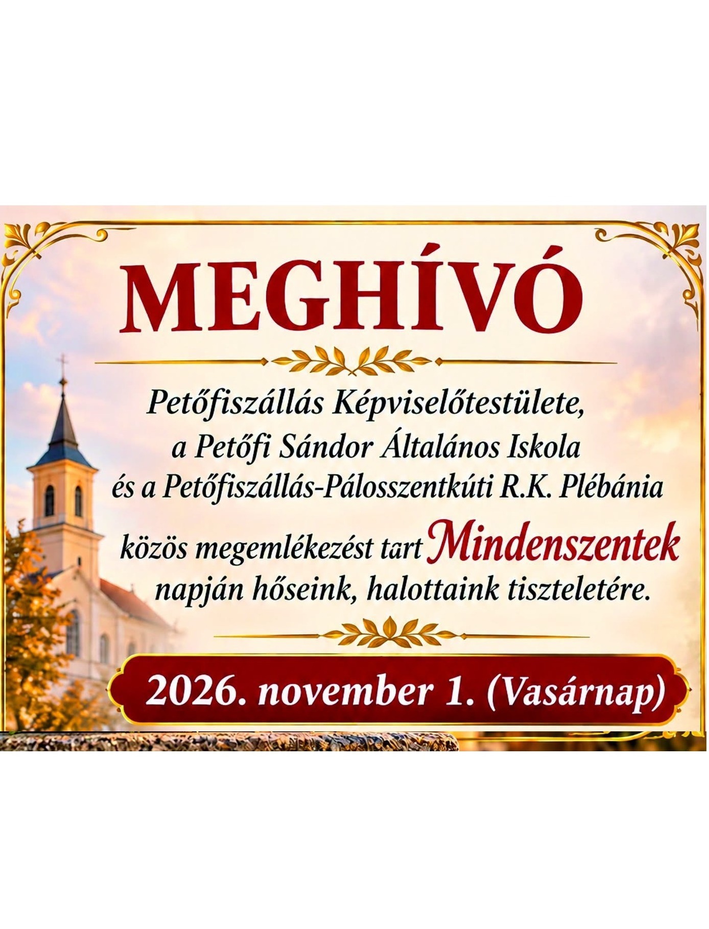 Mindenszentek - Emlékezzünk együtt!