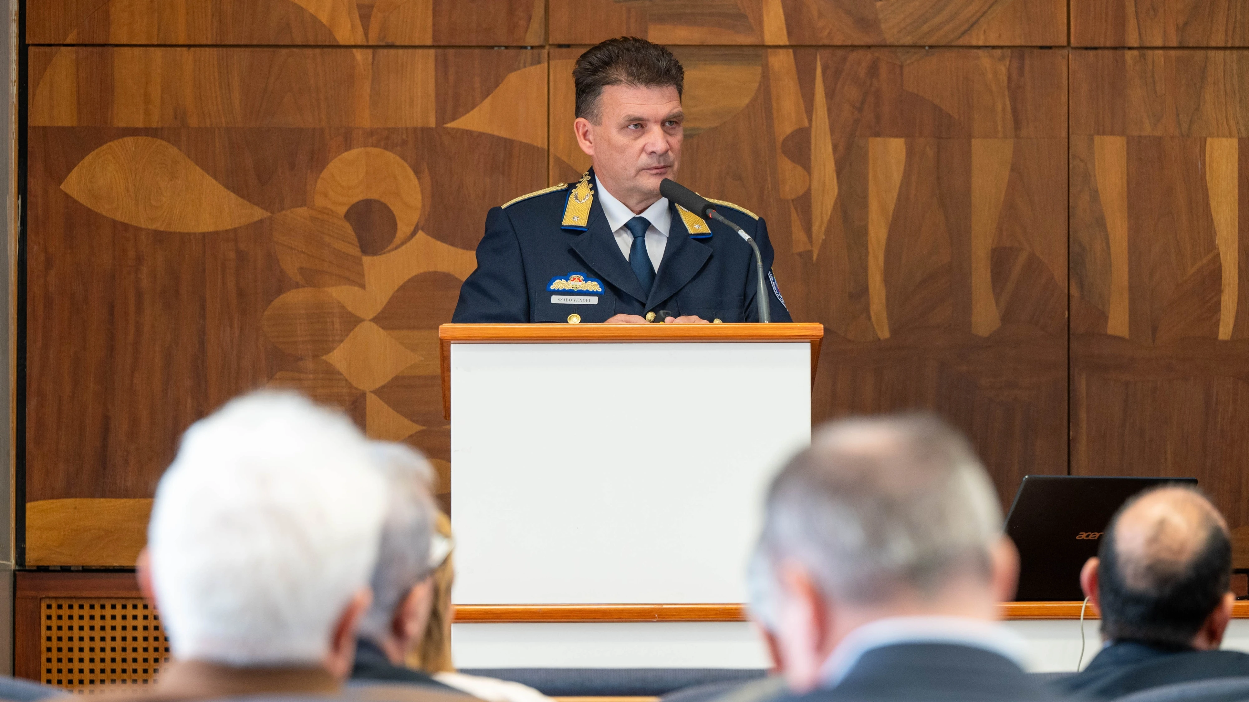 Szabó Vendel a pulpituson