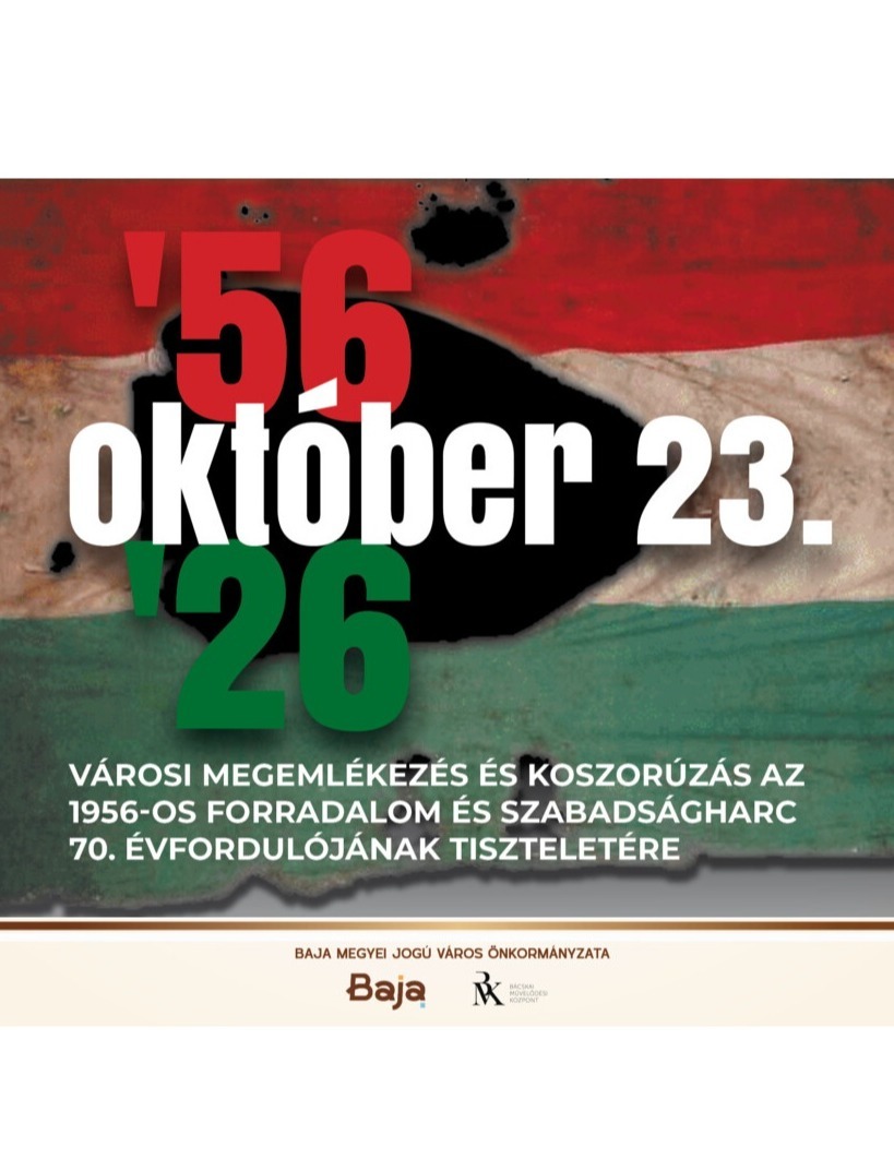 Városi megemlékezés és koszorúzás az 1956-os Forradalom és Szabadságharc 70. évfordulója tiszteletére