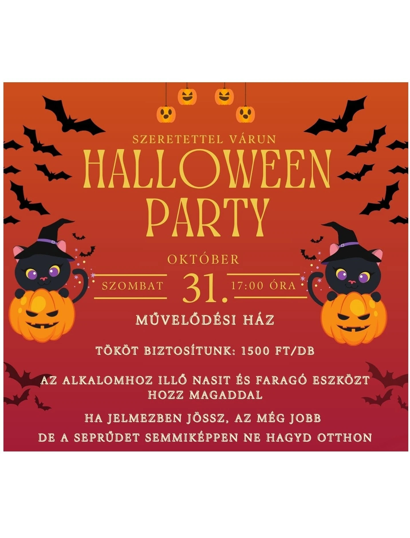 Halloween party