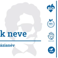 Üveg/doboz címke nagy - image description