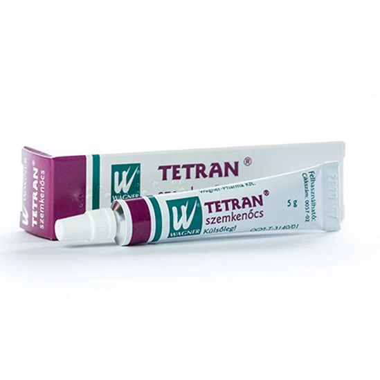 A képen egy Tetran Szemkenőcs  látható.