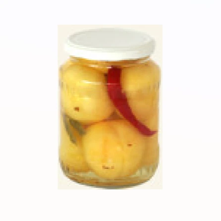  A képen egy üveg almapaprika látható.