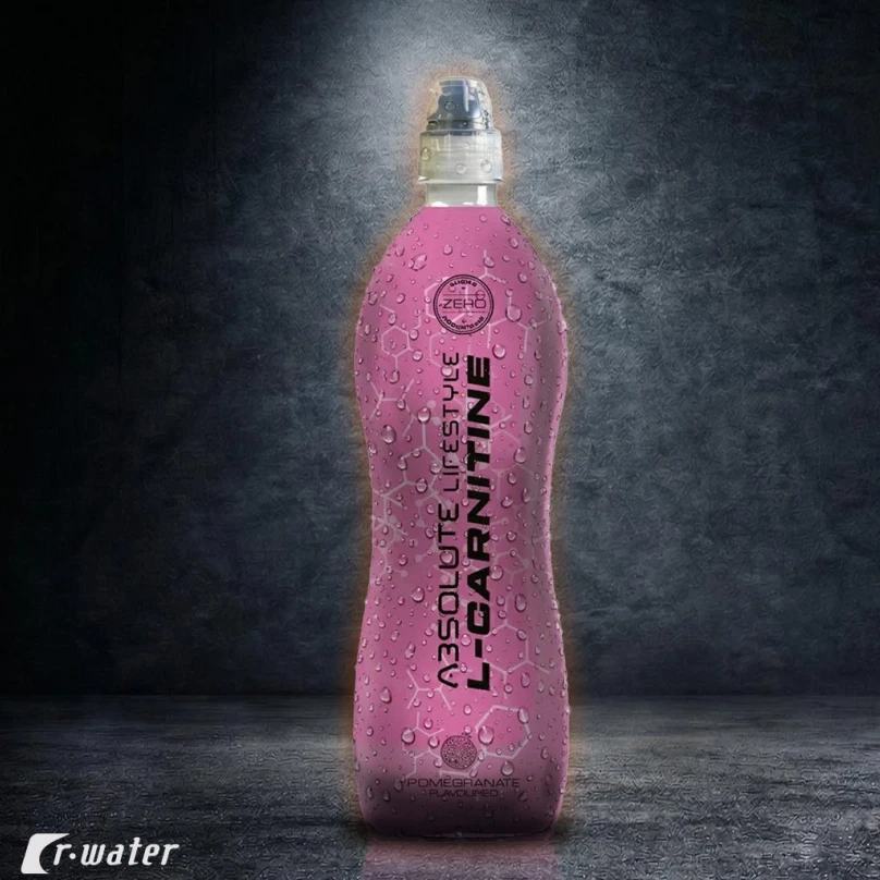 A képen az R-Water Kft. L-karnitin itala látható.