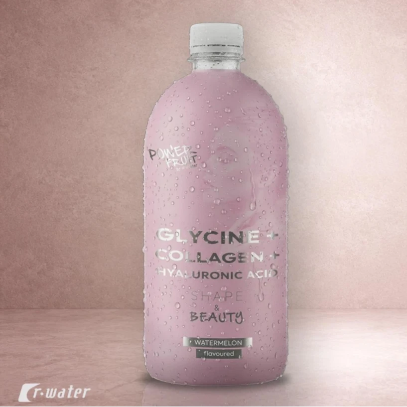 A képen az R-Water Kft. Glicin + kollagén itala látható.