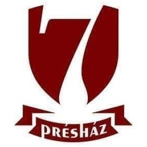 A képen a 7Présház logója látható, bordó mintában 7Présház felirat.