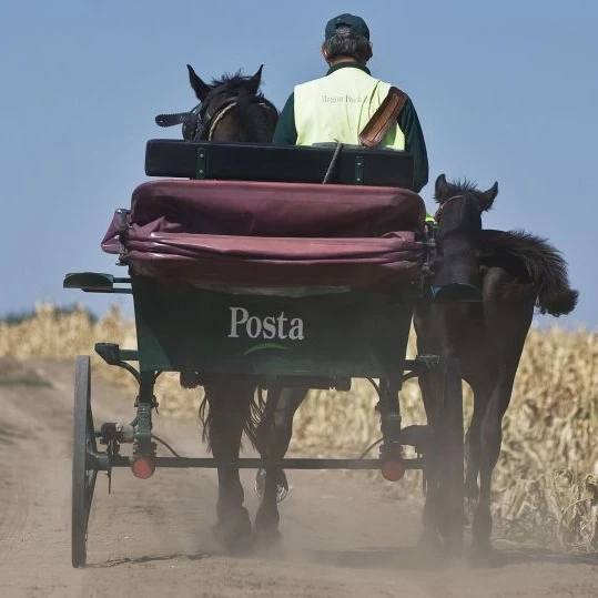 Gátéri lovas postás - image description