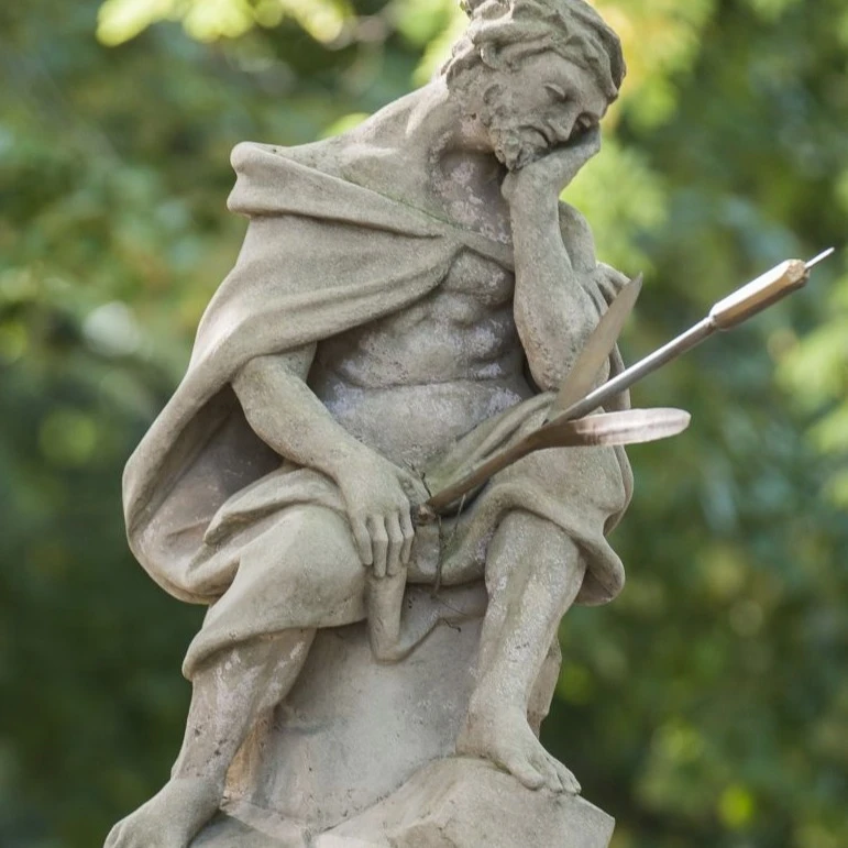 Fájdalmas Krisztus-szobor – Bánkódó Krisztus-szobor - image description